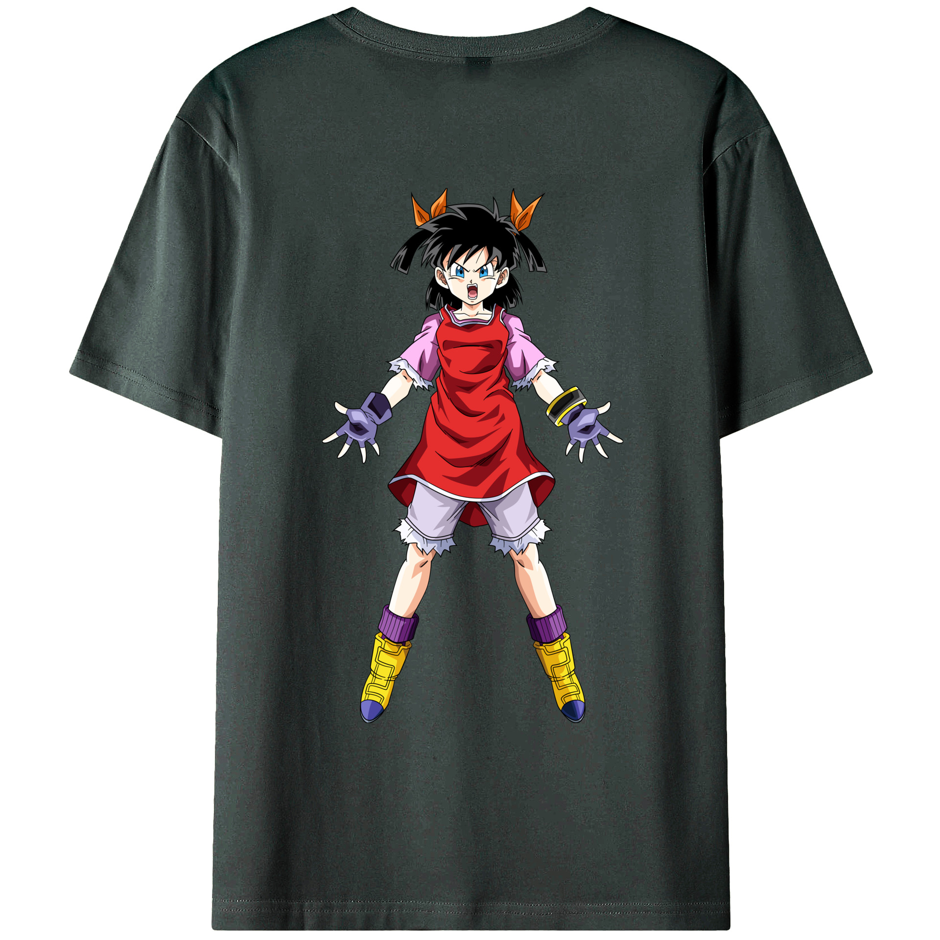 （画像用） ドラゴンボール パン DRAGON BALL Pan 綿100％ メンズ半袖Tシャツ（バックプリント） 通気性